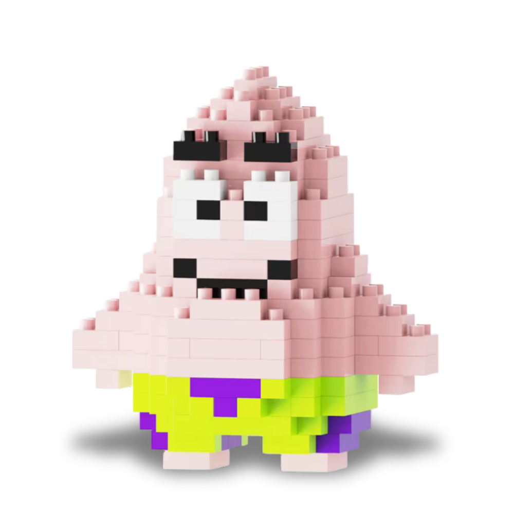 Pinky the Starfish Bricks - PawBricks