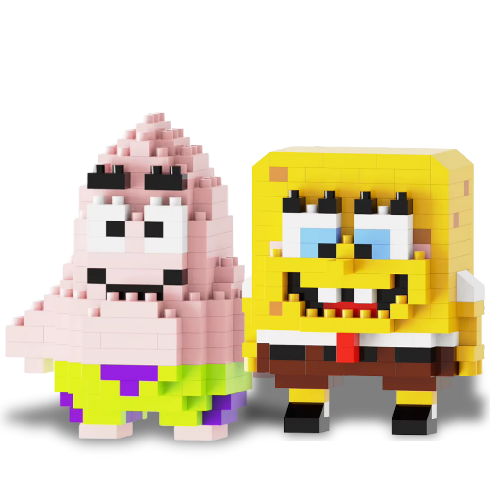 Pinky the Starfish Bricks - PawBricks