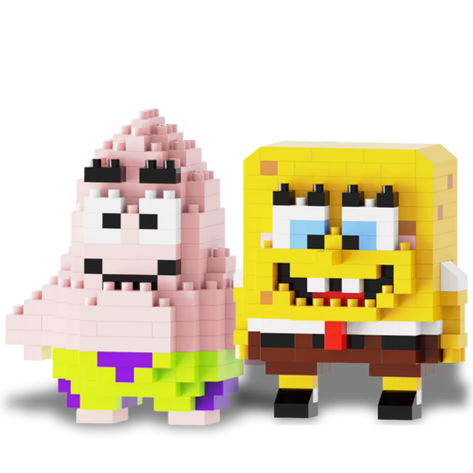 Pinky & Sunny Couple Bricks Set - PawBricks