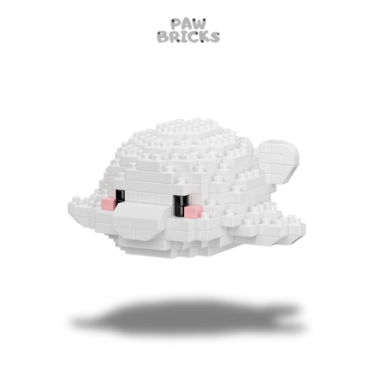Mini Sea Life Bricks Set – 12 Different Micro Building Figures | Collectible Animals (Whale, Penguin, Turtle, Crab & More)