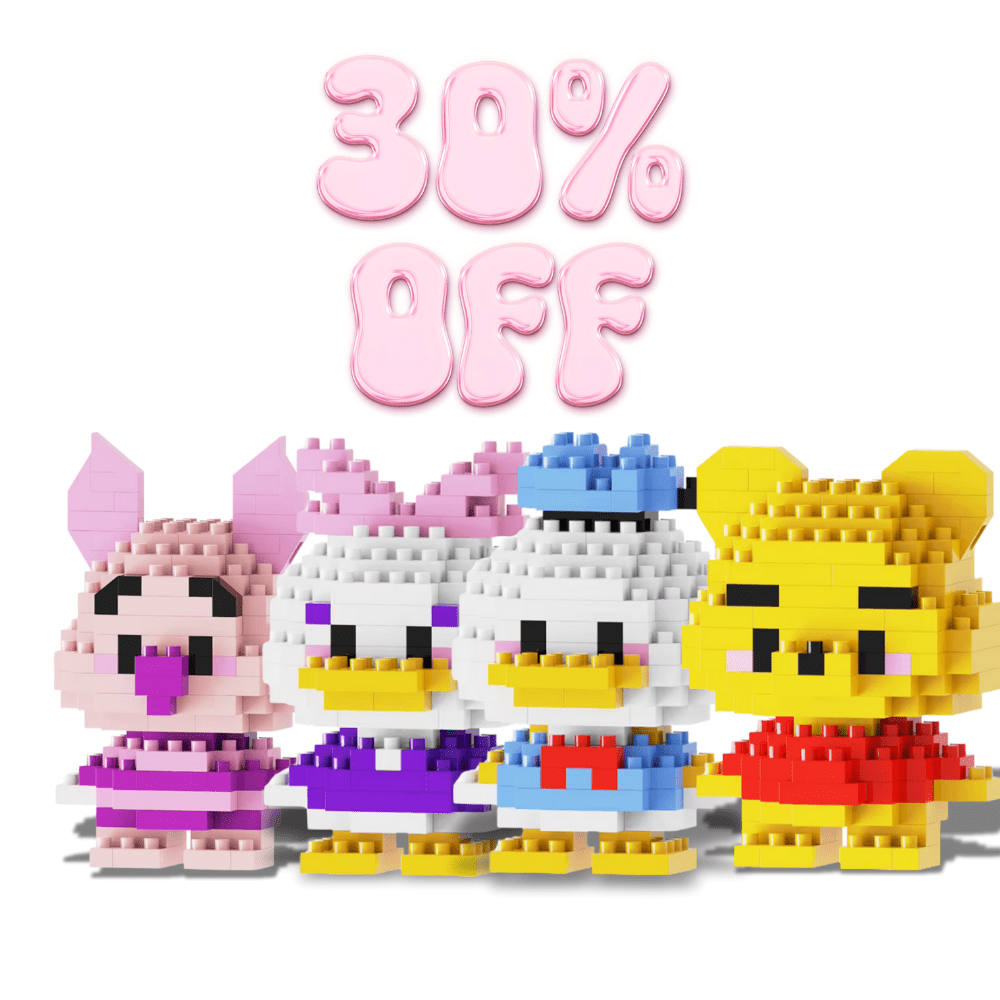 Best Combo – Special Pack – Pay for 3 Bricks – 30% off - Paw Bricks - Mini Building Blocks