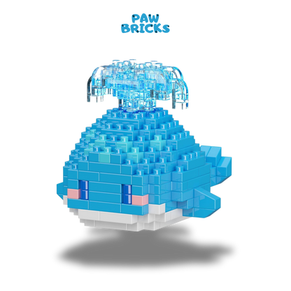 Mini Sea Life Bricks Set – 12 Different Micro Building Figures | Collectible Animals (Whale, Penguin, Turtle, Crab & More)