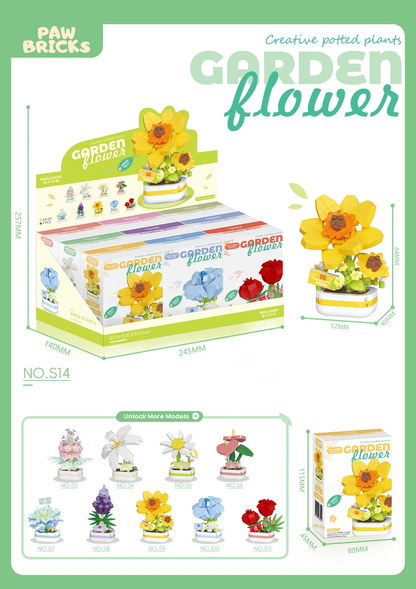 Garden Bricks: Creative Potted Plants to Build & Display!