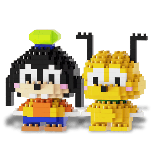 Gizmo & Sunny Couple Bricks Set - PawBricks - Paw Bricks - Mini Building Blocks