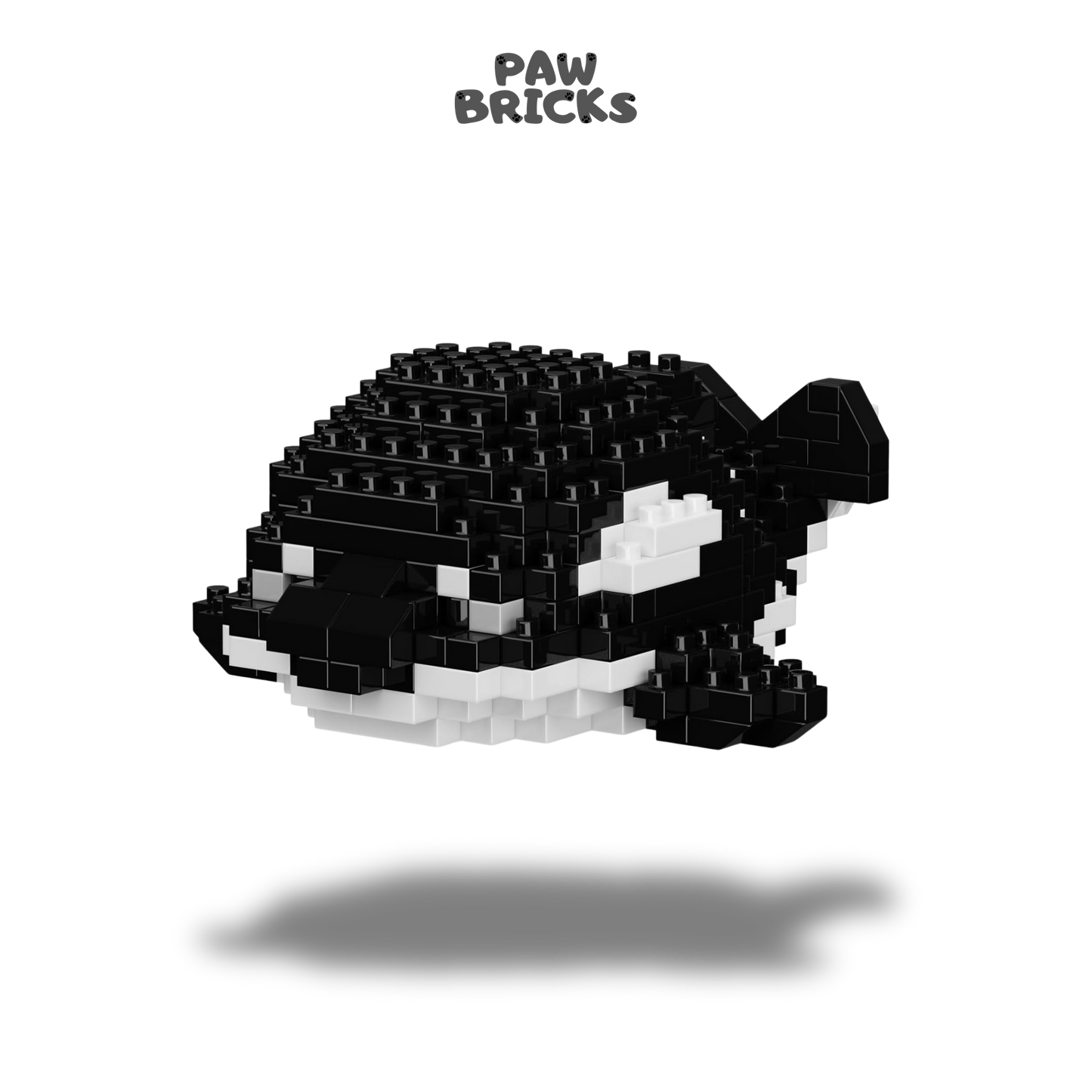 Killer Whale Building Blocks | Paw Bricks Fin Bricks Collection