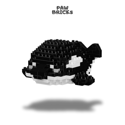 Mini Sea Life Bricks Set – 12 Different Micro Building Figures | Collectible Animals (Whale, Penguin, Turtle, Crab & More)