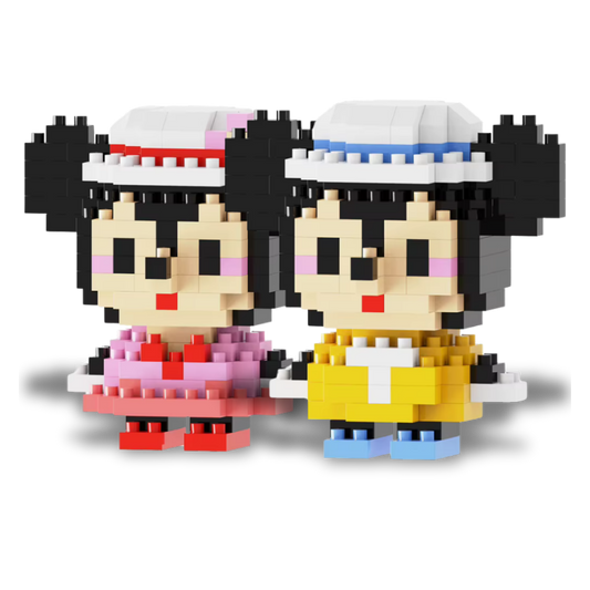 Mina & Milo Couple Bricks Set - PawBricks