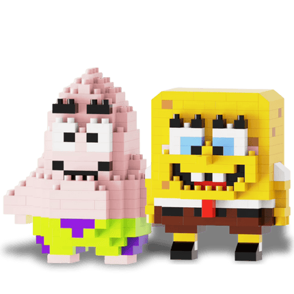 Pinky & Sunny Couple Bricks Set - PawBricks