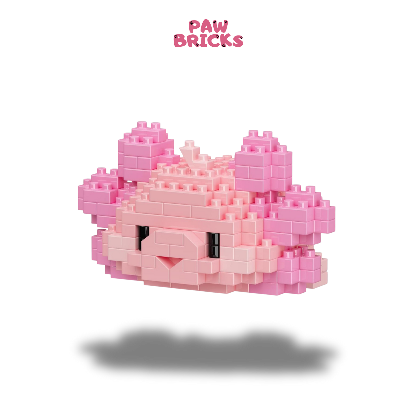 Salamander (Axolotl) Building Blocks | Paw Bricks Fin Bricks Collection