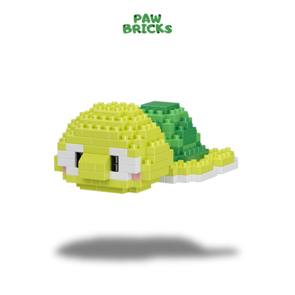 Mini Sea Life Bricks Set – 12 Different Micro Building Figures | Collectible Animals (Whale, Penguin, Turtle, Crab & More)
