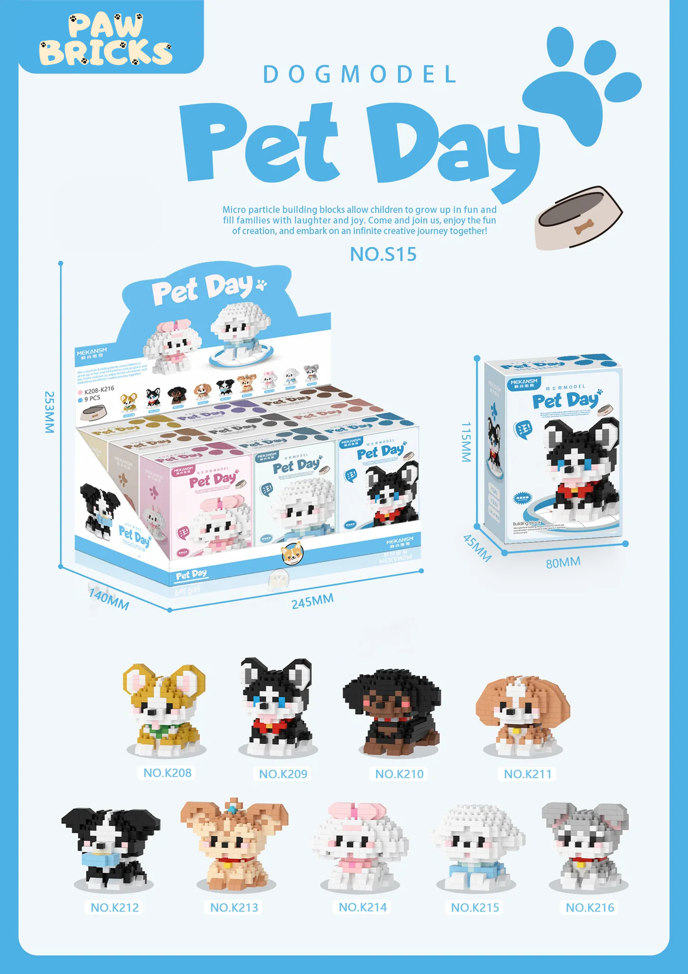 WofWof Bricks: Adorable Dog Models to Build & Collect!